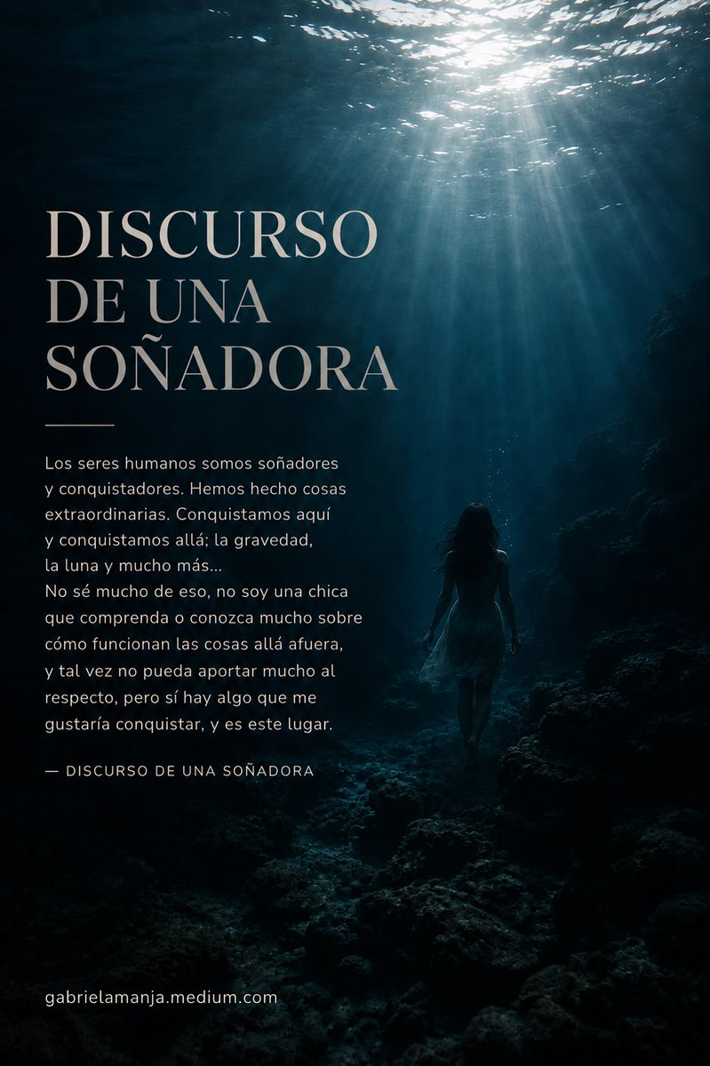 mvela98's tweet photo. Lee DISCURSO DE UNA SOÑADORA en Medium, y descifra cuál es ese lugar:

https://t.co/Hn64I4pjST https://t.co/rJXAwS0zwo