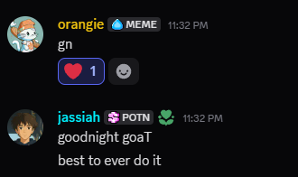 JTrenchx's tweet photo. Orangie decided to text me goodnight tonight gonna be a goodnight sleep now lol @orangie https://t.co/a4Bpec9aAa