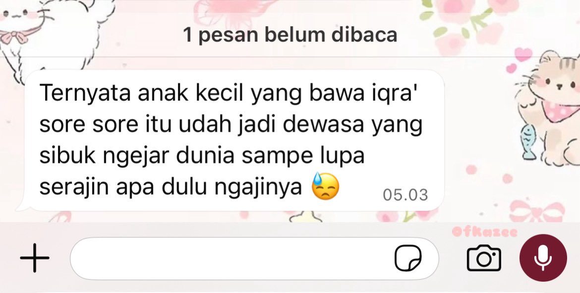 Ofkazee's tweet photo. sedih banget baca ini 🥹 https://t.co/Y9I3l4lyxy