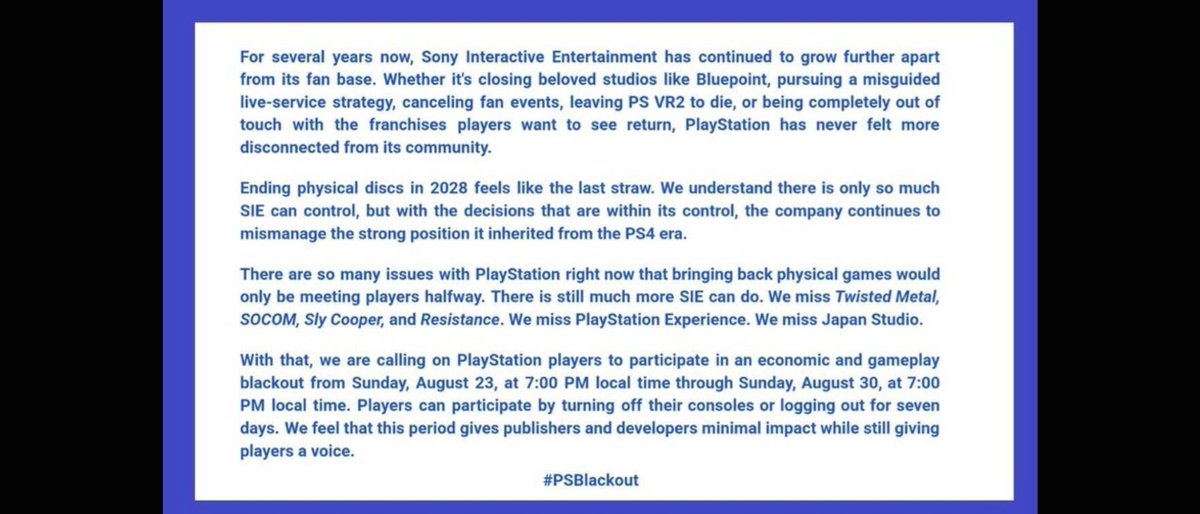 CloudStrife7300's tweet photo. @PlayStationUK Save the discs ! Vote with your wallets ! 💿💿💿💿💿💿💿💿💿💿💿💿💿 https://t.co/yrIzKZB4Jq