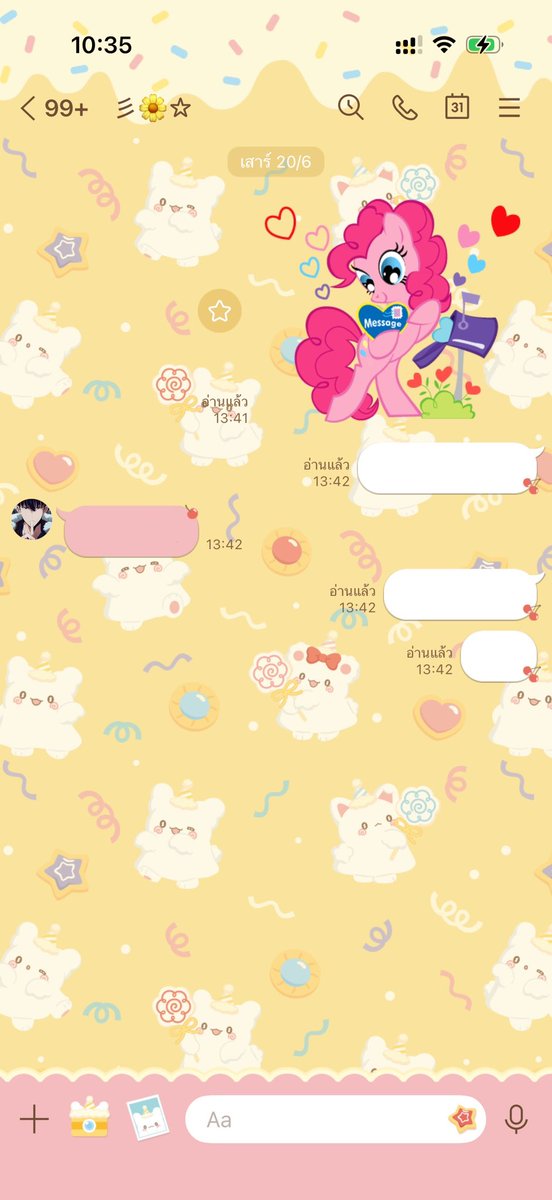 cnmxxqz's tweet photo. — 🐭 rv. ธีมออกใหม่วันนี้คับ ดีเทลน่ารักมาก ออกเหลืองนวลๆ จ๋วยมาก 😻😻

👾 ค่าตัว 52฿ (ทุกธีมนะคับ) รับอันไหนส่งลิ้งค์เข้า บข เบยย 🧡🧡🧡

#สติกเกอร์ไลน์ #สติ๊กเกอร์ไลน์ #เมโลดี้ไลน์ #ธีมไลน์ #เสียงรอสายไลน์ #ธีมไลน์พร้อมส่ง #ธีมไลน์น่ารัก #sanrio https://t.co/696vDiR8Dw