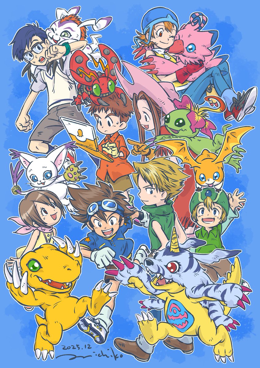 MichikoRinco's tweet photo. 後れ馳せながら
デジモン27周年！
#お台場メモリアル 
#8月1日メモリアル2026 https://t.co/vU7A3QzYgG