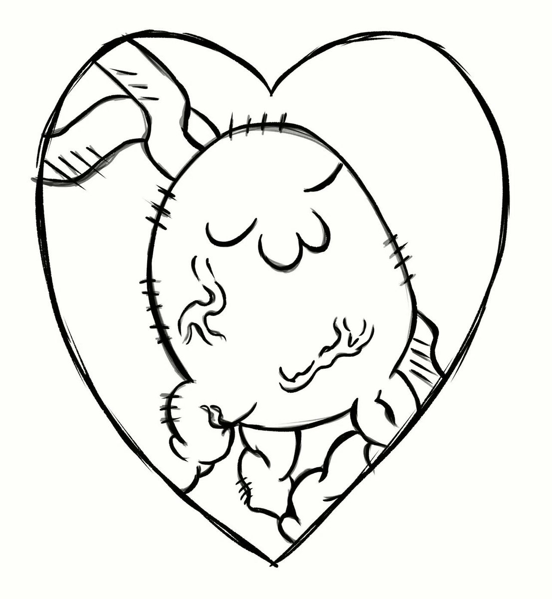Milokoii's tweet photo. Prometo tatuarme el corazón de pochita ❤️ https://t.co/naTuDUwoaa