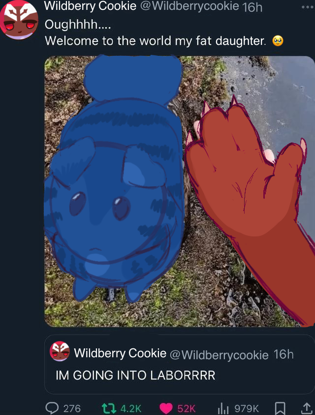 wildlicous's tweet photo. Wildberry and his chud daughter https://t.co/xsopdYmjTH