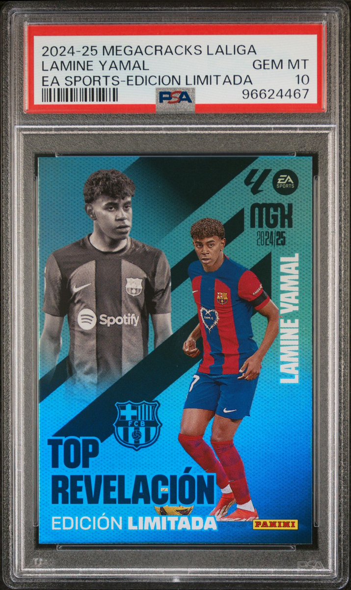TroveBigPulls's tweet photo. 🔥 Legendary Pull 🔥

LAMINE YAMAL | 2024 PANINI MEGACRACKS MGK LALIGA EA SPORTS EDICION LIMITADA

Value: $666
Pack: Soccer Booster ($50)

https://t.co/wud63gainu https://t.co/OlYp37XSpE