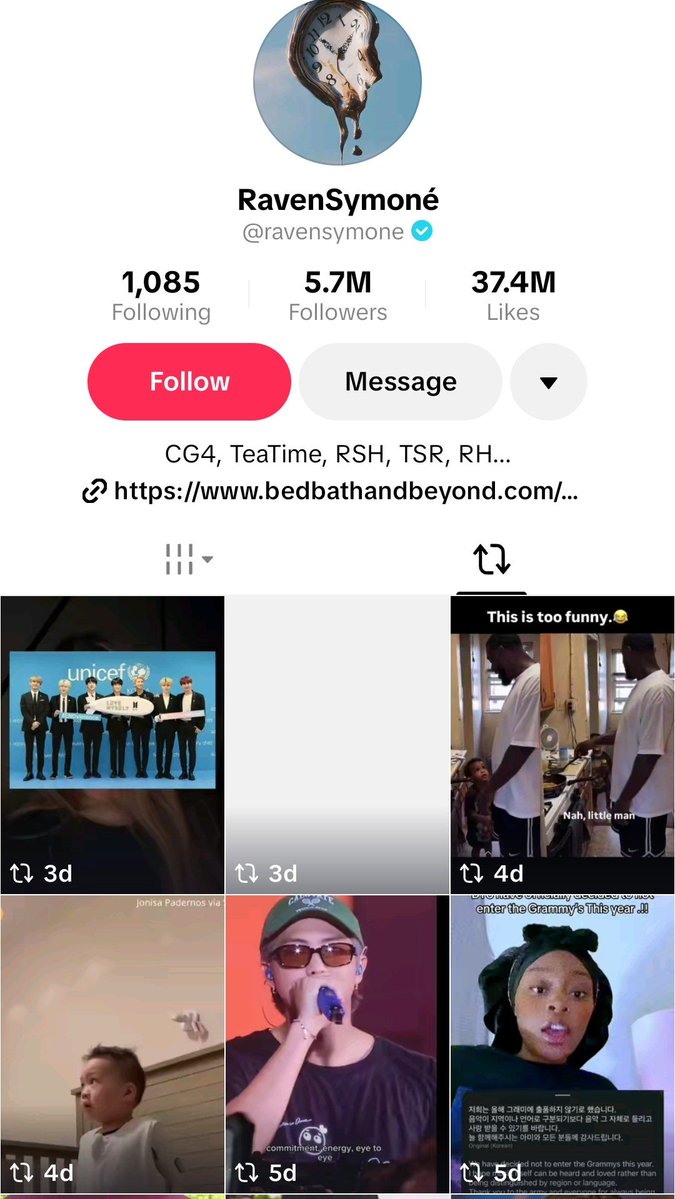 gomdorichick's tweet photo. Raven Symoné has been reposting several videos talking about BTS boycotting the grammys https://t.co/mGRmimX2Cp