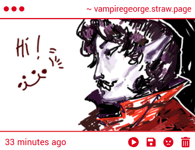vampgeorge's tweet photo. HELLO this is everything omfg i need to make a little gallery on my strawpage with everyone's cute drawings !!!! THANK YOU FOR THIS !!

https://t.co/KgBcQFH6L4 https://t.co/Z2DJXwOuZZ