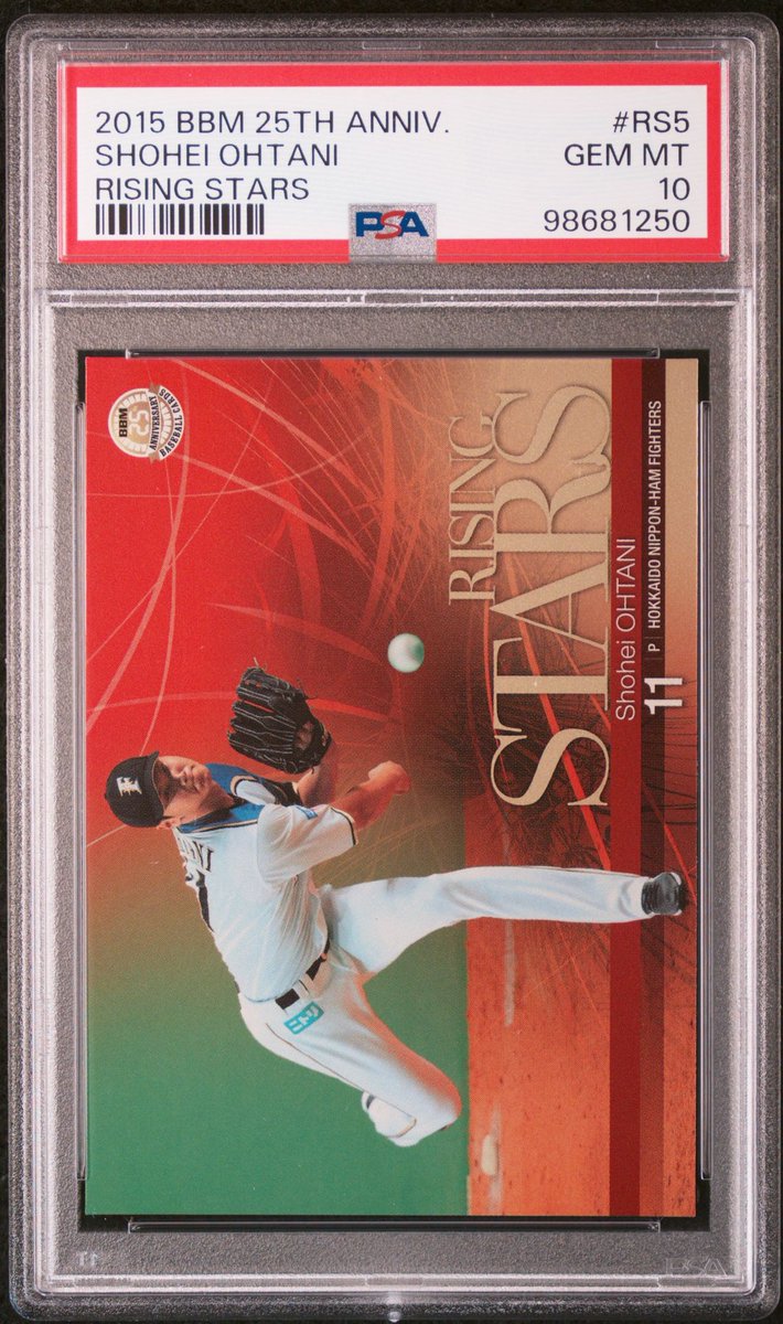 TroveBigPulls's tweet photo. 💥 Epic Pull 💥
SHOHEI OHTANI #RS5 | 2015 BBM 25TH ANNIVERSARY RISING STARS
Value: $1,049
Pack: Baseball Premier ($250)
https://t.co/aBZ2fgcYBc https://t.co/eHKrsAH1fn
