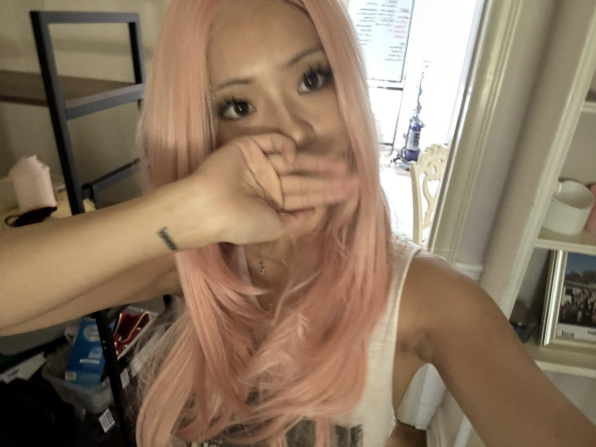 linaloveslove's tweet photo. i feel like if i wear a pink wig for a week straight and make hyperpop i’ll be suddenly famous or wtv https://t.co/96nIqxWlsI