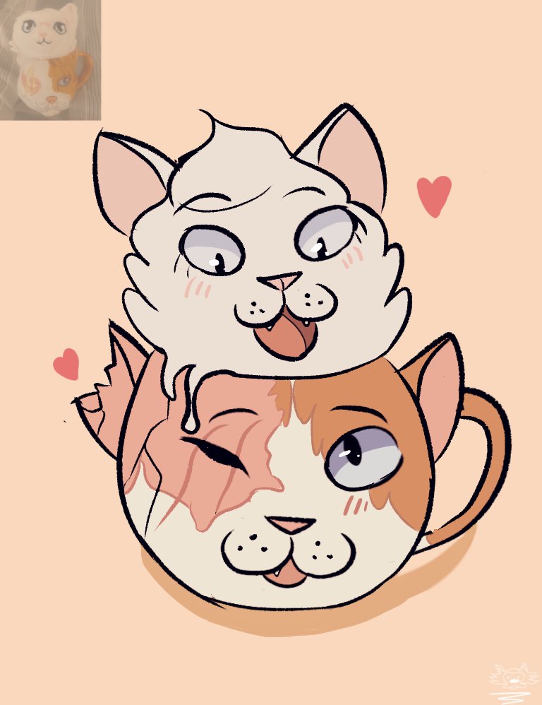 Isengarddescend's tweet photo. "You're the cream in my coffee"
#warriorcats #brightcloud https://t.co/95Ohwkx3Ts
