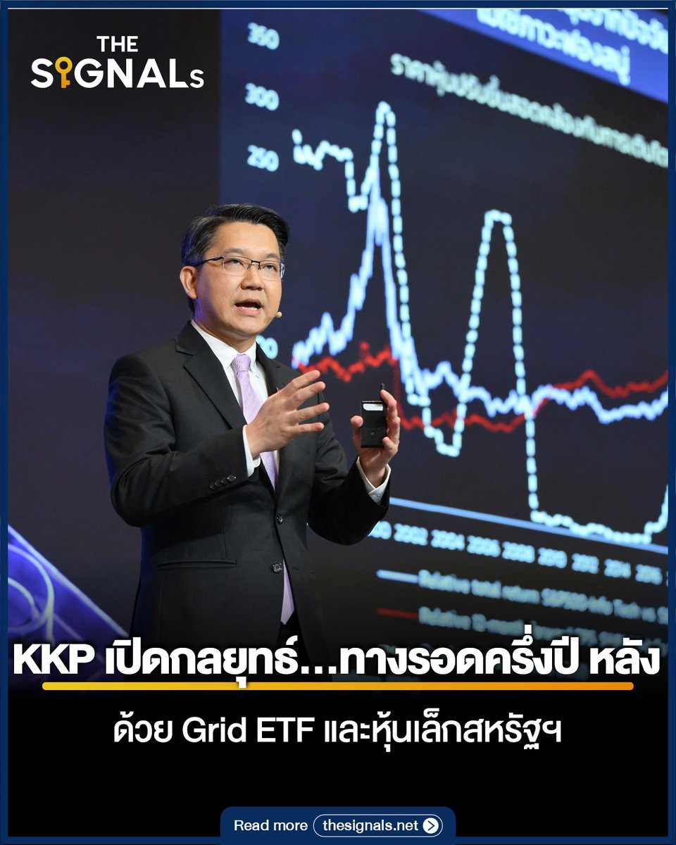 THESIGNALs9's tweet photo. KKP เปิด 2 ธีมลงทุนรับโลกแบ่งขั้ว
⚡ Grid ETF เกาะความต้องการไฟฟ้าจาก AI–Data Center
🏭 หุ้นเล็กสหรัฐฯ รับกระแส Reshoring
กลยุทธ์สำคัญไม่ใช่ไล่หาผู้ชนะ AI แต่ลงทุนในโครงสร้างพื้นฐานที่ทุกฝ่ายต้องใช้ : https://t.co/dwmx5tUgdH
#THESIGNALs #TheSignals #DecodeTheSignalsShapeTheFuture https://t.co/CbHCyAmLYE