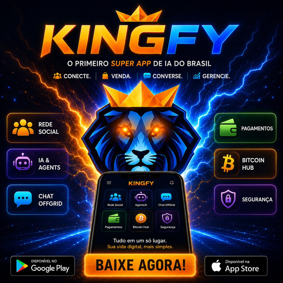 kingfyapp's tweet photo. In this post I'll show you MindGPT live — KingFy's AI assistant — and explain why it's not "just another chat."
📲 Download Super APP in Google Play:
https://t.co/Rbik4IGL5P

This is a live demo of MindGPT — KingFy’s AI assistant  and why it’s not “just another ChatGPT clone.”

🔥 WHAT YOU’LL SEE IN THIS DEMO
✅ Paste any YouTube URL → transcript + AI summary (theme, key points, takeaways)
✅ Switch models in the same chat: Groq Llama, Claude, GPT, Gemini, Kimi, Qwen…
✅ Drop a PDF → DocsAI (Gemini) summarizes it in-chat
✅ Free image vision analysis (no credit burn)
✅ Photo → VideoAI talking-head clip right inside the chat bubble
✅ TutorAI / HomeSchool / TalentFy from the AI tools sheet
✅ Voice replies (TTS) that actually capture in screen recordings
✅ Credits + payments built into the KingFy ecosystem (PIX for Brazil)

🧠 WHAT IS MINDGPT?
MindGPT is KingFy’s ChatGPT-class hub: typing bubble, Stop button, light/dark theme, weather greeting by name, per-account chat history — plus media, study tools, and monetization that go way beyond plain text chat.

📦 FREE TIER (try it yourself)
• 2 YouTube summarize credits
• 3 DocsAI PDF summaries
• 3 TutorAI credits
• 4 VideoAI generations
• Unlimited free image analysis
• OpenRouter free prompts + monthly plan after limit

⏱️ CHAPTERS
00:00 — Hook / what MindGPT is
00:25 — Weather greeting
00:45 — Live YouTube summarize
01:40 — Multi-model switcher
02:20 — PDF → DocsAI
03:00 — Image analysis vs VideoAI
03:45 — TTS / voice replies
04:10 — AI tools: TutorAI, NewsPulse & more
04:40 — Credits / pay flow
05:00 — Final verdict

💬 DROP A COMMENT
Which feature hit hardest?
1️⃣ YouTube summarize
2️⃣ Multi-model chat
3️⃣ VideoAI
4️⃣ PDF / DocsAI
5️⃣ Voice replies

📲 Open KingFy → MindGPT and try the free credits.
If this saved you time, LIKE, SUBSCRIBE, and hit the bell — next up: full TutorAI + HomeSchool walkthrough.

#MindGPT #KingFy #ArtificialIntelligence #ChatGPTAlternative #AITools #YouTubeSummary #DocsAI #VideoAI #TutorAI #FlutterApp #Groq #ClaudeAI #Gemini #OpenRouter