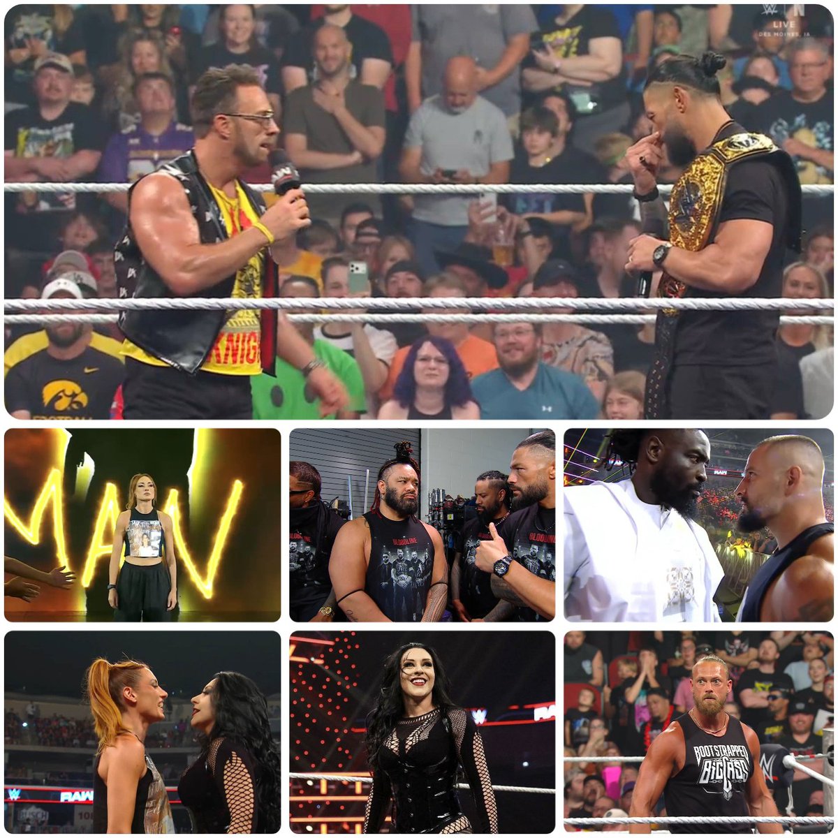 CalexClip12's tweet photo. Raw feels fresh New feuds New story line...#wwe #mondaynightraw https://t.co/tTtXyNaAKL