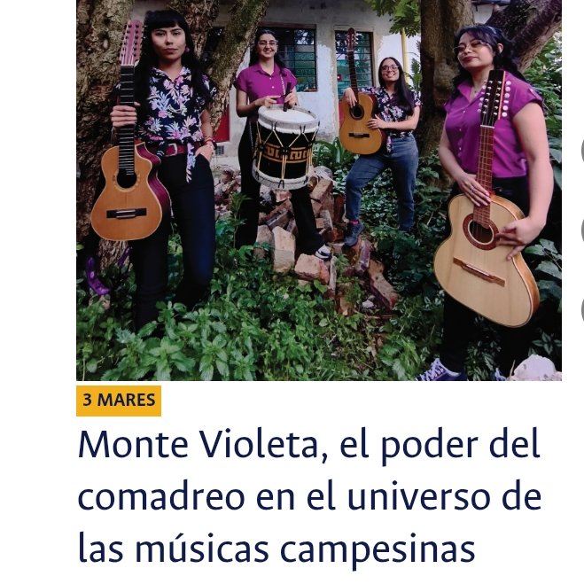 TAILO2020's tweet photo. Dale click y conectate con la historia de la agrupación femenina de música campesina #Montevioleta las escuchamos en vivo, conocimos su historia, sus sentires en sus letras y sus arreglos ¡disfrutenlas! Desde #CasaCulturalPachawasi sonido de
@TotumoSeco https://t.co/mkbIEIjTYF https://t.co/dVt6OmQr3b