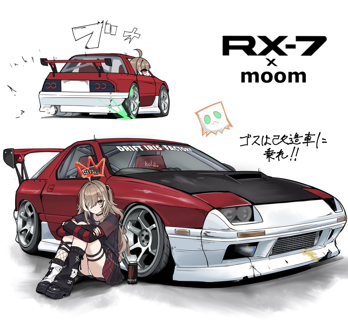 12101240_'s tweet photo. Vtuberと車の絵描いてます https://t.co/ZB965NhMBc