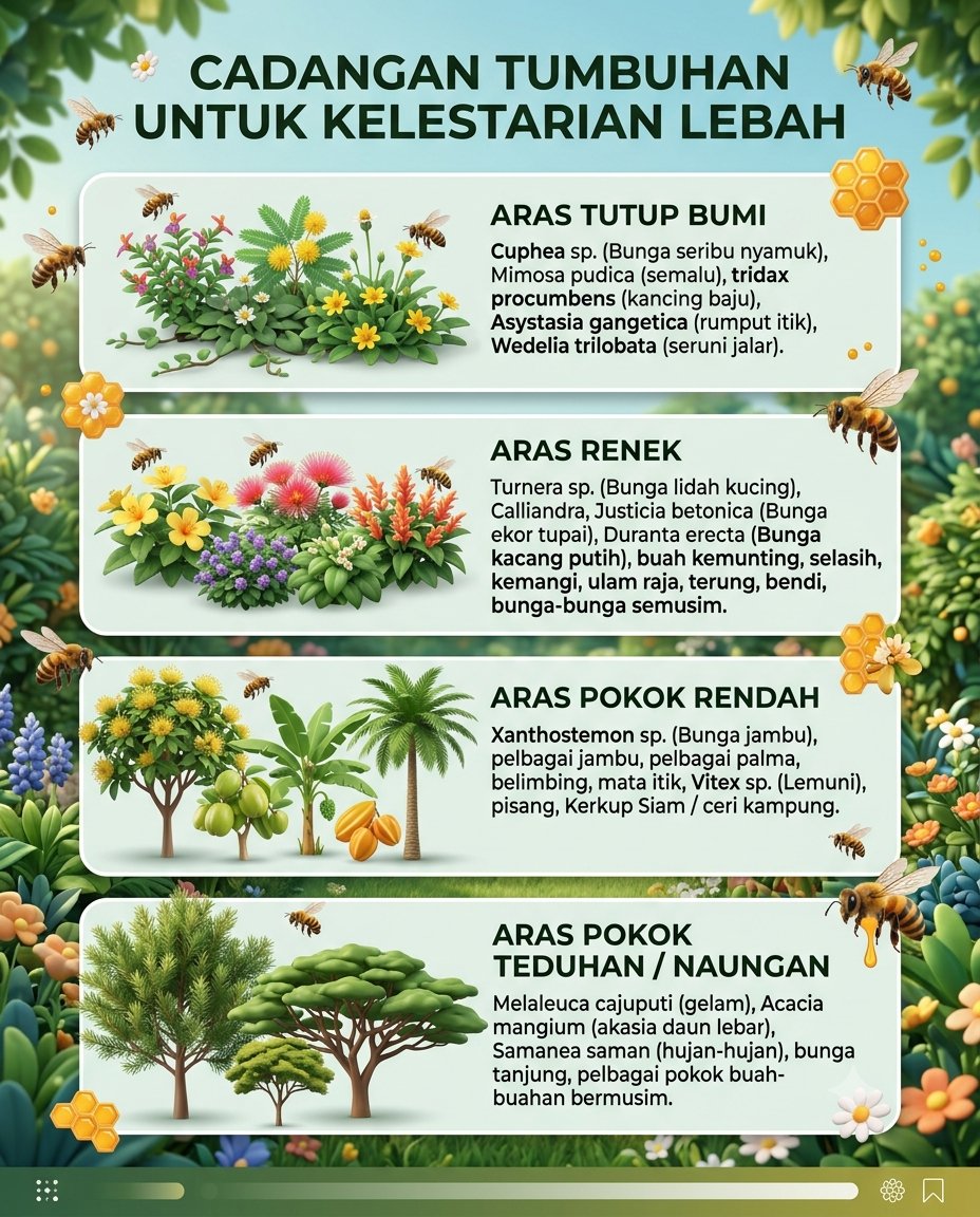 penyelamatlebah's tweet photo. Ada yang tanya, nak tanam apa untuk bagi lebah makanan? Panjang senarai kami. Ini sebahagiannya. Cuba kongsi gambar atau video lebah datang ke tumbuhan-tumbuhan ni untuk cari makanannya. #mybeesavior #penyelamatlebah #savethebees #saveourbees #lebah https://t.co/MSvK5o9a9I