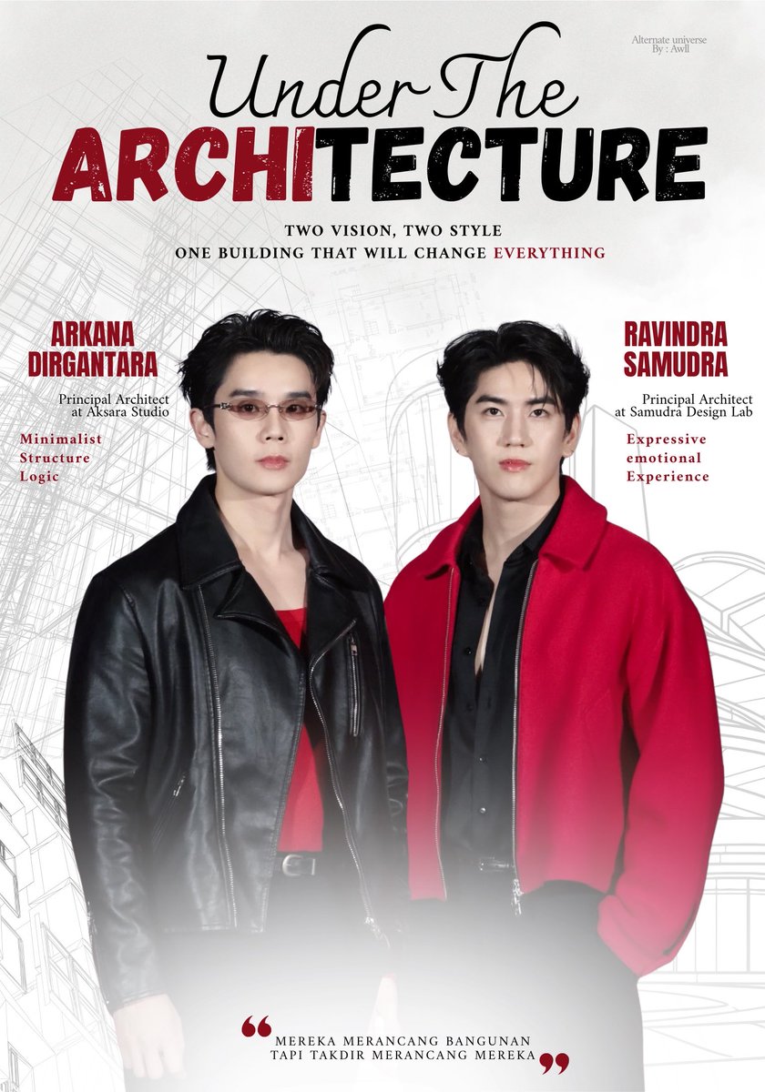 tawinieyeo's tweet photo. #JimmySea Au

~ under the architecture

Dua arsitek ternama yang tiap hari perang dingin di Twitter, mendadak harus tinggal seatap di sitehouse yang sama! 
Mana yang bakal selesai duluan? Proyek megahnya, atau tembok gengsi di antara mereka yang perlahan pudar? https://t.co/ISs3XcGp16