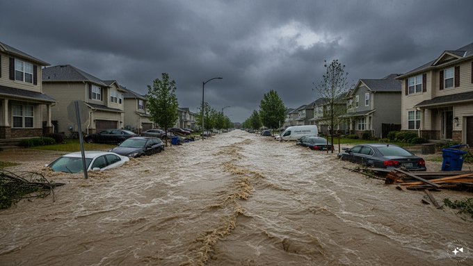 khalid83dar's tweet photo. Cloudburst Flood: Cloudburst in Jammu and Kashmir Causes Devastation, Woman Killed in Sudden Flood, Watch Video  #flood #jammuandkashmir https://t.co/3jWCyjFesa