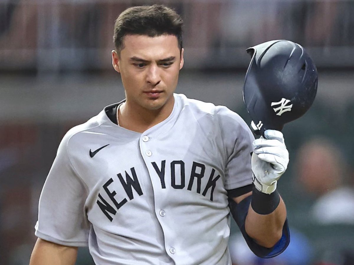 Called3St's tweet photo. The Yankees optioned Jasson Domínguez and Anthony Volpe to Triple-A following Monday night’s game. 

Domínguez hit six home runs with seven stolen bases, while Volpe batted .240 with one homer and seven steals this season. The moves clear roster space for newly acquired Heliot Ramos and top prospect George Lombard Jr., who is set to make his MLB debut Tuesday.  

New York is turning to fresh options as it searches for more consistent production during the playoff race.

#Yankees #RepBX #AnthonyVolpe #JassonDominguez #MLB