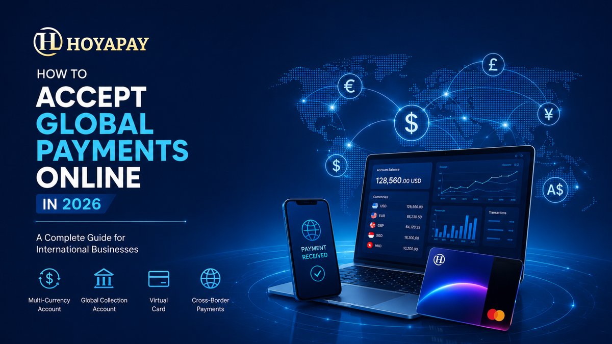 Hoyapay_easy's tweet photo. Accept global payments, manage multiple currencies, and grow your business worldwide—all from one platform.
#HOYAPAY #GlobalPayments #CrossBorderPayments #USDAccount #MultiCurrencyAccount  #GlobalBusiness #Fintech #GetPaidGloball
Full:https://t.co/l4naC9Vqfq https://t.co/Za5NQgbstr