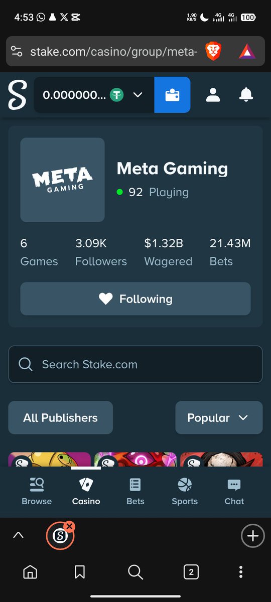 KingPrevailer's tweet photo. @metagamingslots Stake Username: kinggpc https://t.co/lj1wBITmnT