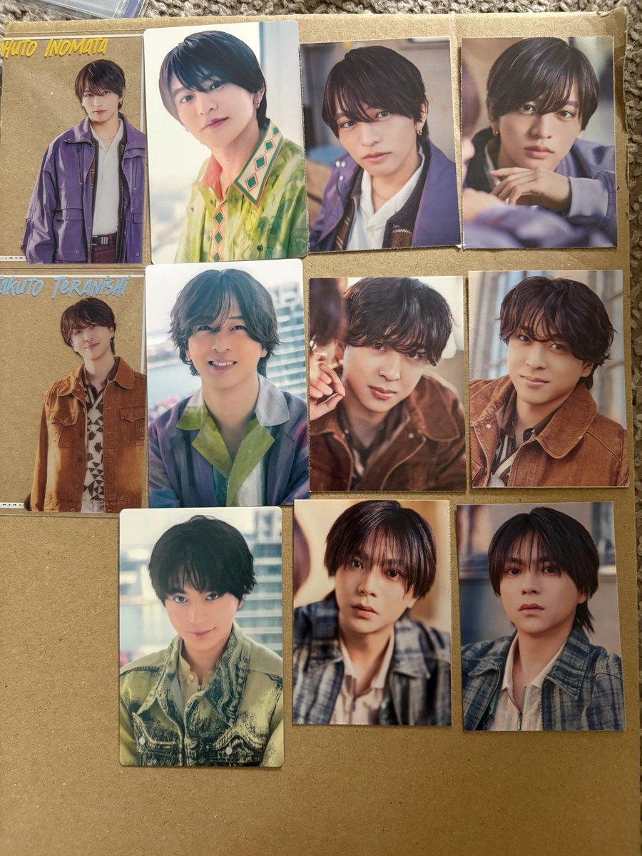 st2792sn7's tweet photo. timeleszトレカ交換

譲➞画像のもの

求➞篠塚大輝(異種でも構いません)

本日夕方都内手渡し可能な方居ましたら
お気軽にリプ等ください。
郵送も可能です。
 #timeleszトレカ交換
  #timelesz交換 https://t.co/gHKHMMbEXC