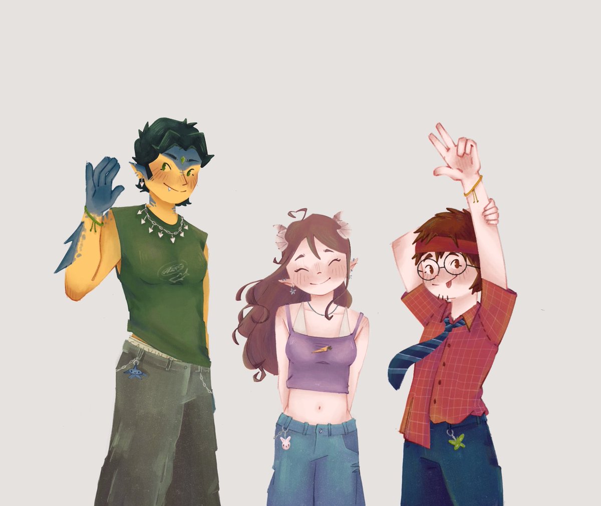 GatosDeAzucar's tweet photo. #sillytrio casual fit o algo así :p

#qsmp2 #foolishg #tinakitten #juansguarnizo https://t.co/xNDzCpy9E1