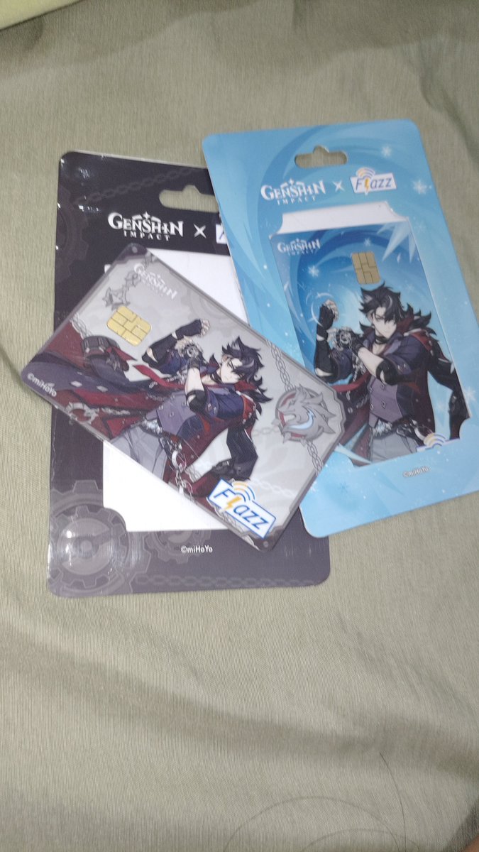 Angel_notTer's tweet photo. @GenshinImpactID Sebelum info collab Flazz x genshin rilis tuh, dh ada niatan mau beli kartu baru. Eh ternyata kebetulan liat info ini, langsung beli. Gak nanggung nanggung langsung beli 2 karena sempat beberapa kali gagal CO gegara scalper. 
#GenshinImpact #GenshinImpactBCAFlazzCard https://t.co/zzbp4ZKCcD