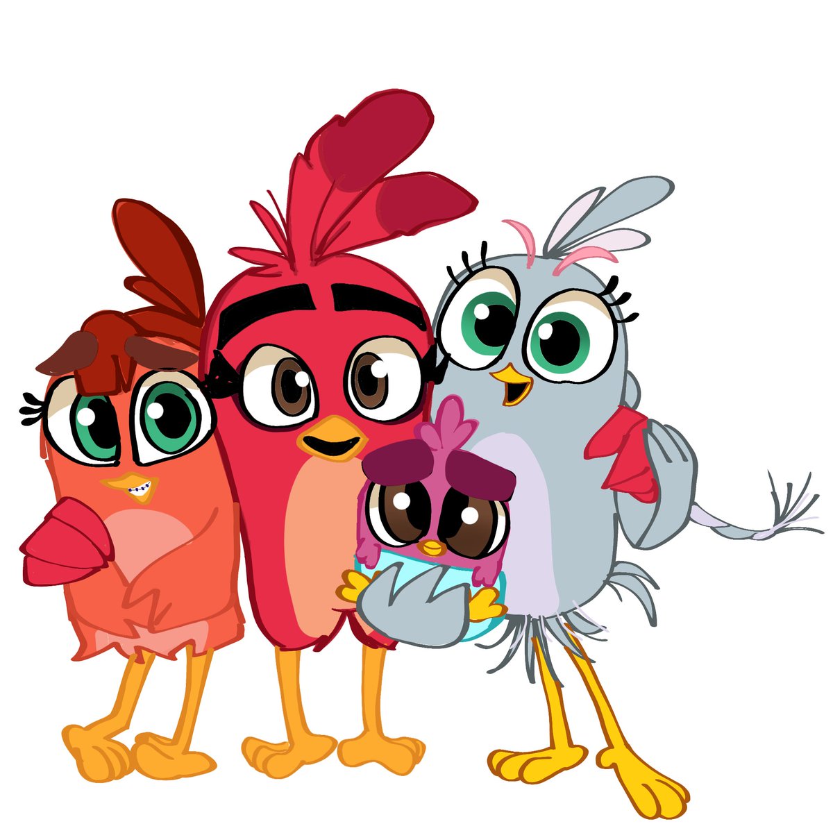vela_wennd83405's tweet photo. También me gusta el silver x ruby, so cutee😭🫶🏻💕 #angrybirdssilver #fanartㅤㅤㅤㅤ #viral #ruby https://t.co/YukENM9asq