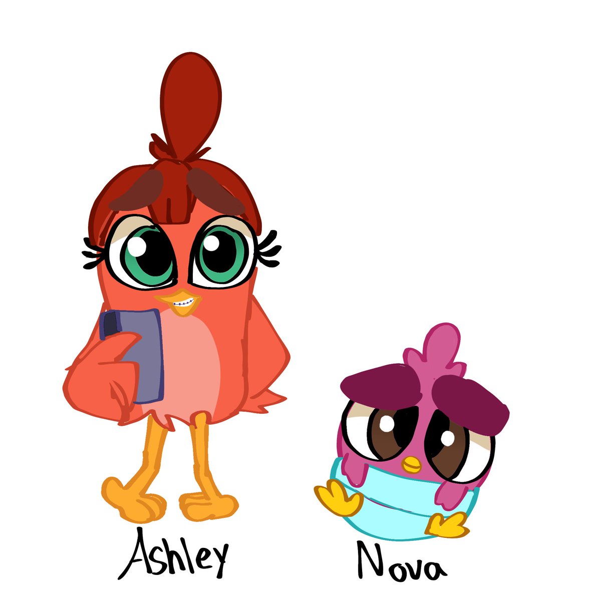 vela_wennd83405's tweet photo. También me gusta el silver x ruby, so cutee😭🫶🏻💕 #angrybirdssilver #fanartㅤㅤㅤㅤ #viral #ruby https://t.co/YukENM9asq