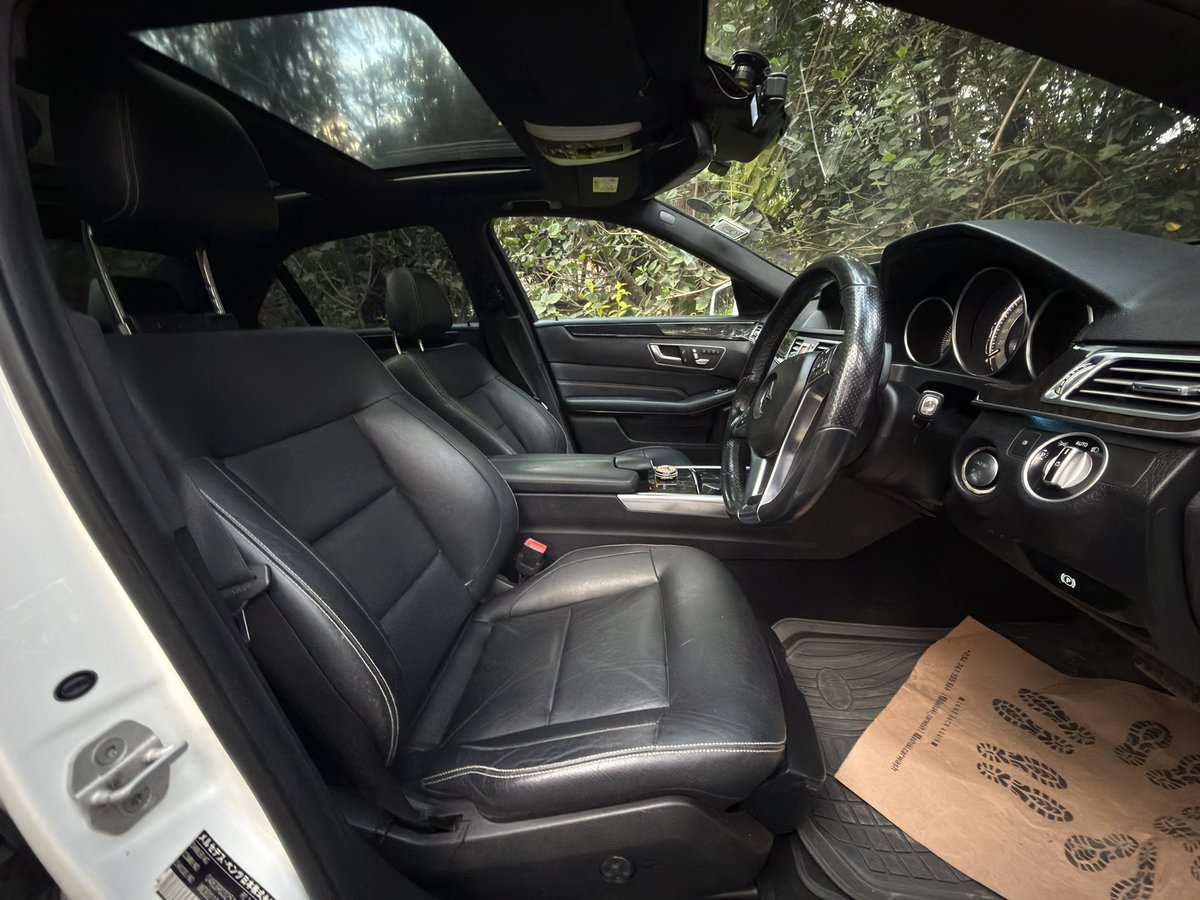 KhalifKairo's tweet photo. #SellOnBehalf

2014 Mercedes-Benz E300 AMG Line
Location: Nairobi 🇰🇪

Price:
KES 2,800,000

Specifications & Highlights
• 3,000cc V6 petrol
• 252 HP
• 340 Nm torque
• 7G-TRONIC automatic transmission
• Rear-wheel drive (RWD)
• AMG Line package
• AMG body styling
• AMG alloy wheels
• Black leather interior
• Electric front seats with memory
• Panoramic sunroof
• COMAND infotainment system
• Reverse camera
• Front & rear parking sensors
• LED Intelligent Light System
• Paddle shifters
• Cruise control
• Multi-function steering wheel
• Dual-zone climate control
• Keyless start

Viewing
Available by appointment.

Enquiries

Kai & Karo
WhatsApp: 0737 665 566

#kaiandkarodelivers✅
#SellOnBehalf
#MercedesBenz
#EClass
#AMGLine