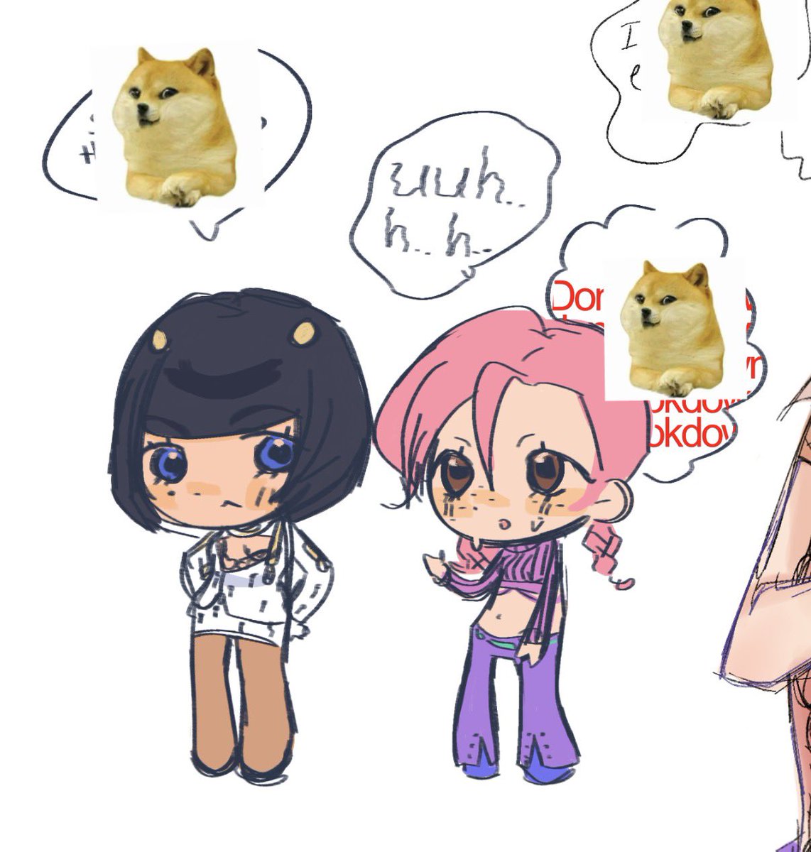 meloneaegyo's tweet photo. More girlppio 👌💯 Dream girl wallah #jjba #doppio https://t.co/6d3icE5Jes