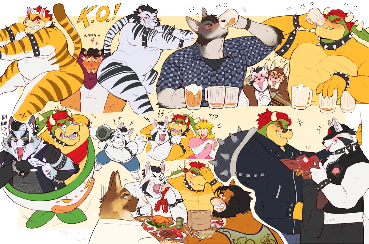 langdoggydog's tweet photo. HAPPY BOWSER DAY! 🖼️: Krunch 

Featuring @Caidezes, @CroissantDeLar1, @VanScraps, @PadzyanArties, Sora Dez, @KingdomOfRamzes, Day, Night, Sparky, @kiba2412, @IxodeSucks, @Itreyu, @XevierGilbert, @NidtheDragon, Tagg, @KrispyBurr, Pyre, Dynewolf, and Gavin. https://t.co/g4lqYsoelv
