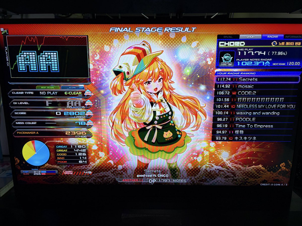 EZ2AC_NOAUTO's tweet photo. 와재밌다 https://t.co/Yd56mTkC07