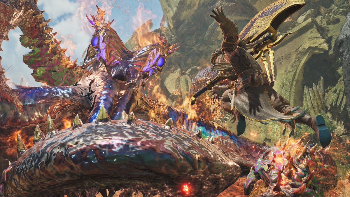 monsterhunter's tweet photo. Coming September: the Monster Hunter Wilds Championship – Global Exhibition. 🏆
 
Top hunters who won their regional competitions in Japan, US, Europe and Taiwan will face-off in person!
 
Ahead of the Global Exhibition, we've added the two quests the teams will be taking on in #MHWilds. Try them out and see how you fare!
 
Keep an eye out for more info on the Global Exhibition to come.