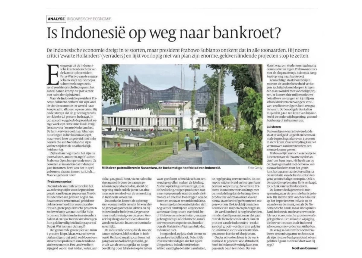 profesor_saham's tweet photo. BAD NEWS

Media belanda menyebut Indonesia akan bangkrut https://t.co/MO2PUbKA0S
