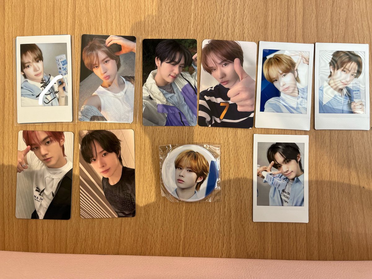 txt_yonbom's tweet photo. TWS TOUR ポップアップ POPUP 109 交換 トレカ soda soda スタンプラリー　特典　TSUTAYA カプセルトイ　缶バッチ　チェキ

譲   画像の物　シニュ ギョンミン　ドフン　ハンジン　ヨンジェ

求   同種　シニュ>ジフン　デコパーツ多種希望

本日8/4渋谷にて手渡し可能な方お気軽にお声掛けください🙇‍♀️ https://t.co/lJV17nA3W3