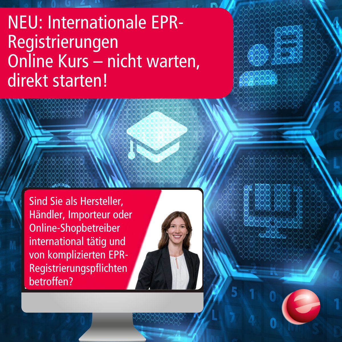 take_e_way's tweet photo. Sind Sie als  Hersteller, Händler, Importeur oder  Online-Shopbetreiber international tätig und von komplizierten EPR-Registrierungspflichten betroffen? Dann ist der Kurs „Internationale EPR-Registrierungen 2026“ genau das Richtige für Sie: https://t.co/Eczq7puokM https://t.co/4EzU2qJinr