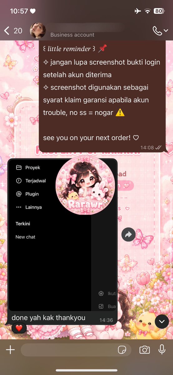 yuadfj1's tweet photo. haloo testimonyi kembali lagi 🛎️ yuk mampir jajank ridiuu netflix spotify youtube capcut prime dll. testi lengkap cek bio yaw 🚨 #zonauang 🐰 https://t.co/HemV8qCmhf