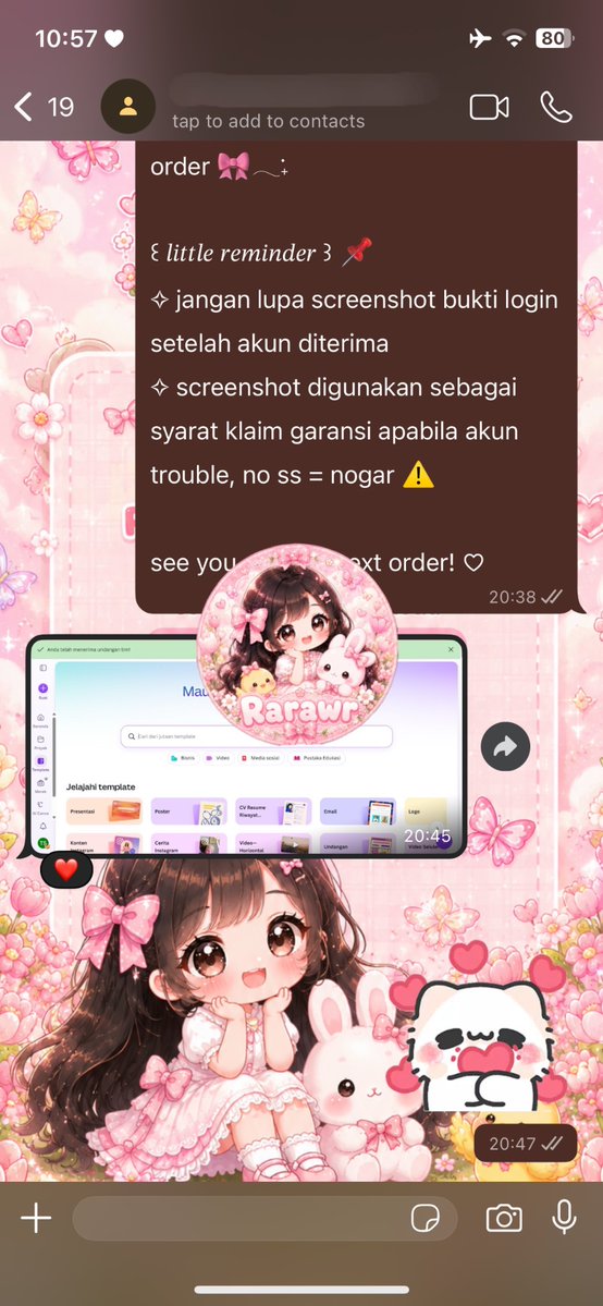 yuadfj1's tweet photo. haloo testimonyi kembali lagi 🛎️ yuk mampir jajank ridiuu netflix spotify youtube capcut prime dll. testi lengkap cek bio yaw 🚨 #zonauang 🐰 https://t.co/HemV8qCmhf