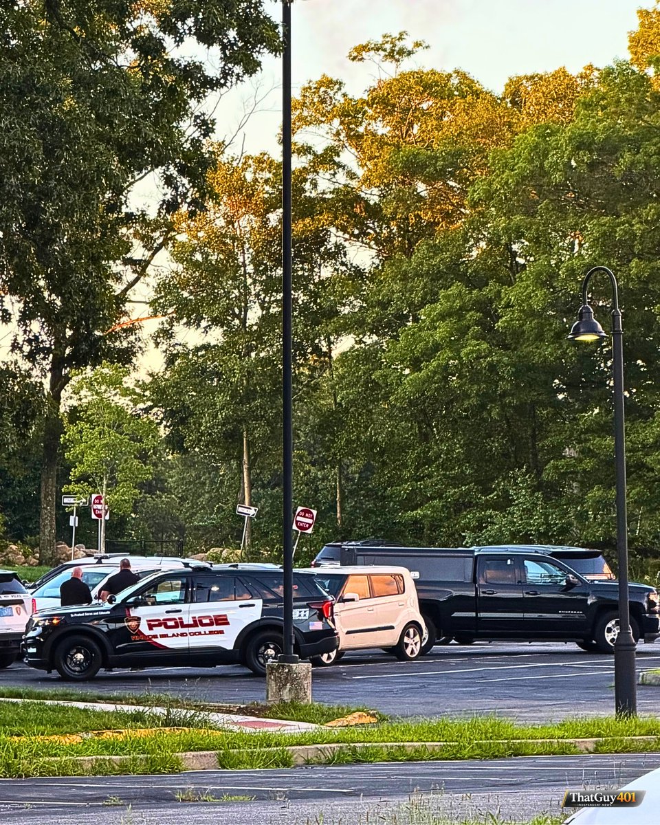 thatguy__401's tweet photo. Providence, R.I. - August 3, 2026  

Earlier this afternoon, a female was located deceased in a vehicle in the parking lot of Rhode Island College.   

It is believed according to a statement I received by Providence Police and Rhode Island College, the vehicle and female were not connected to the campus.   

While I was on scene, I observed large response from officers of Rhode Island College Police and members of the Providence Police, along with detectives, BCI personnel and representatives from the Rhode Island Office of State Medical Examiners.  

The investigation remains active and ongoing. 

No additional information regarding the woman’s identity or the circumstances surrounding her death has been released at this time.   

#providence #RhodeIsland #BreakingNews