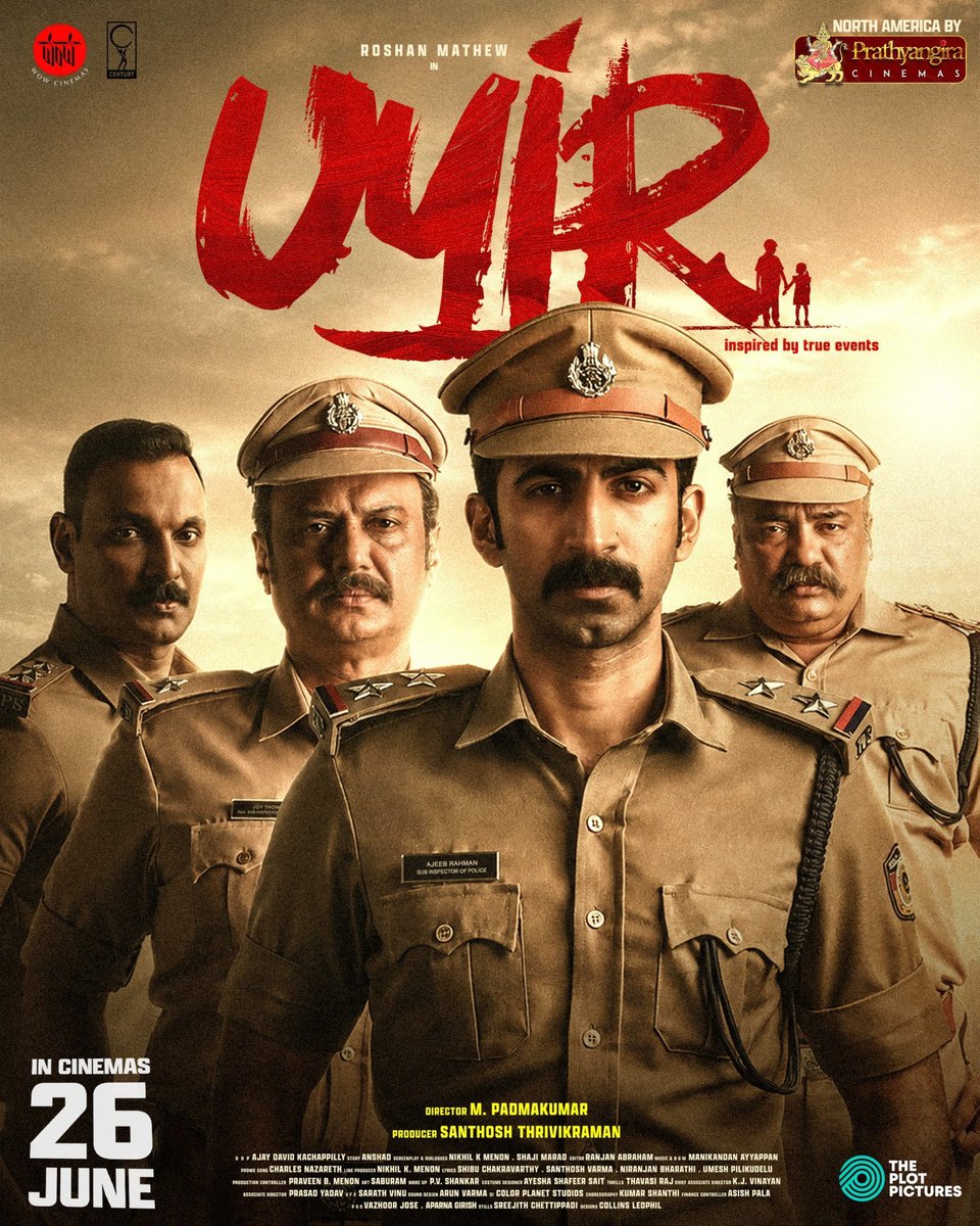 CinemaRareIN's tweet photo. Malayalam film #Uyir (2026) by #MPadmakumar, now streaming on @JioHotstar.
Ft. @roshanmathew22 @Nikhilsinger #BaijuSanthosh #VinodSagar #AthulyaChandra @shruthymenon @maheshshetty @Lavina_B_Israni & @saiyami.
#ManikandanAyyappa @ThePlotPictures @Manorama_Music https://t.co/Brg4jlokrr