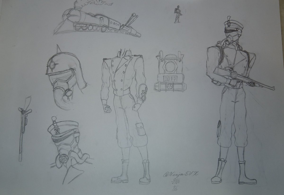 NinjaEVX's tweet photo. Just me working on some commissions over the summer. https://t.co/q5n5iz62pA