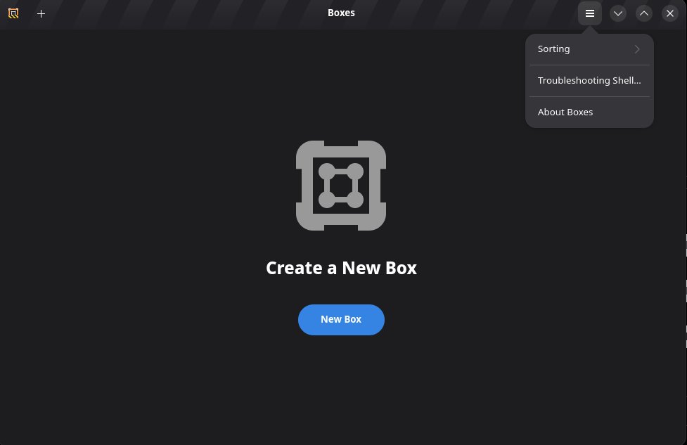 bee_fumo's tweet photo. I fail to understand why GNOME apps just assume not having any options is a good design.

This is a program for virtualization... I should be able to, at the very least, graphically select the install directory of the virtual machines. https://t.co/2SXj4NfvdT