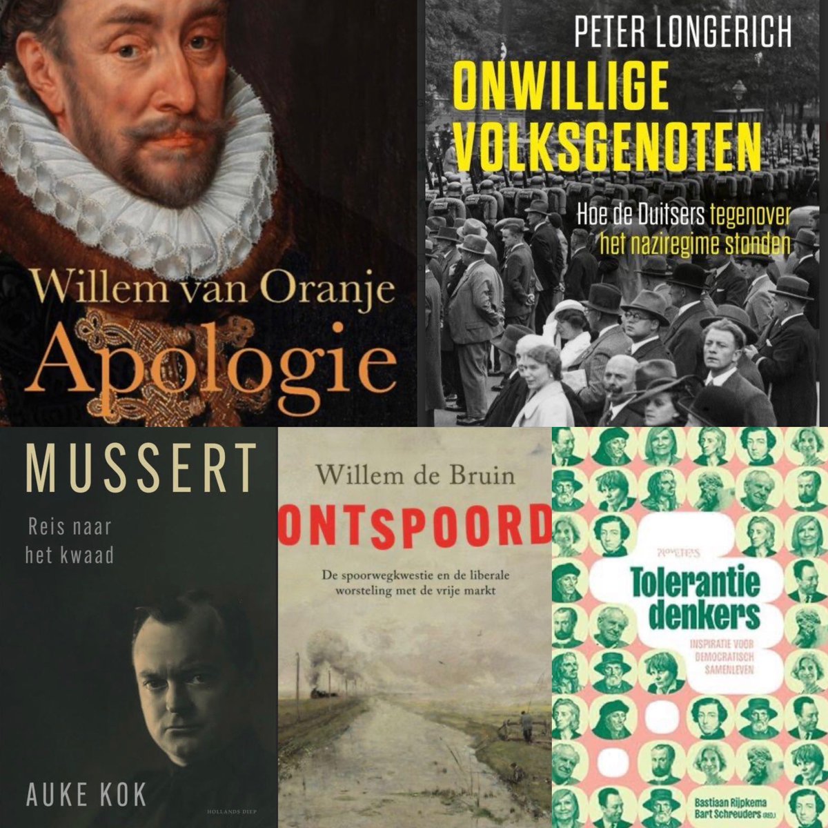 JaapJansen's tweet photo. Betrouwbare Bronnen 603 👉 Extra aflevering: vijf zomerboeken en een film 📚 Hoe dacht Willem van Oranje? 🇳🇱 Hoe denken we over tolerantie? 📚 Wat dacht het Duitse volk echt van het Derde Rijk? 📚 Hoe dacht en deed NSB-leider Mussert? 📚 Spoorwegen, hadden we die in Nederland eigenlijk  wel nodig? 📽️ En: Charles de Gaulle in nieuwe film ➡️ https://t.co/kvniGMLiSv