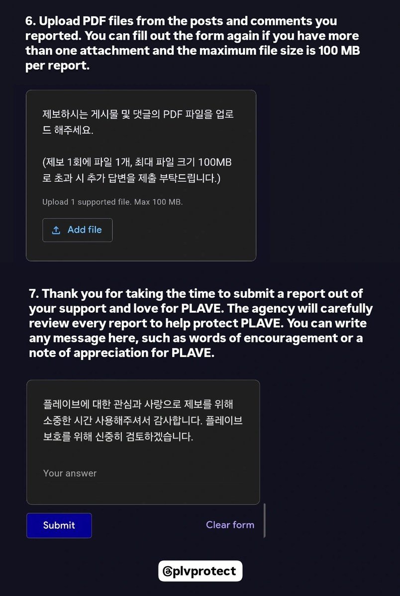PLVPROTECT's tweet photo. Google Form Reporting Guide

🔗 https://t.co/mTTCP9w5ZJ https://t.co/0KSat6kCZU