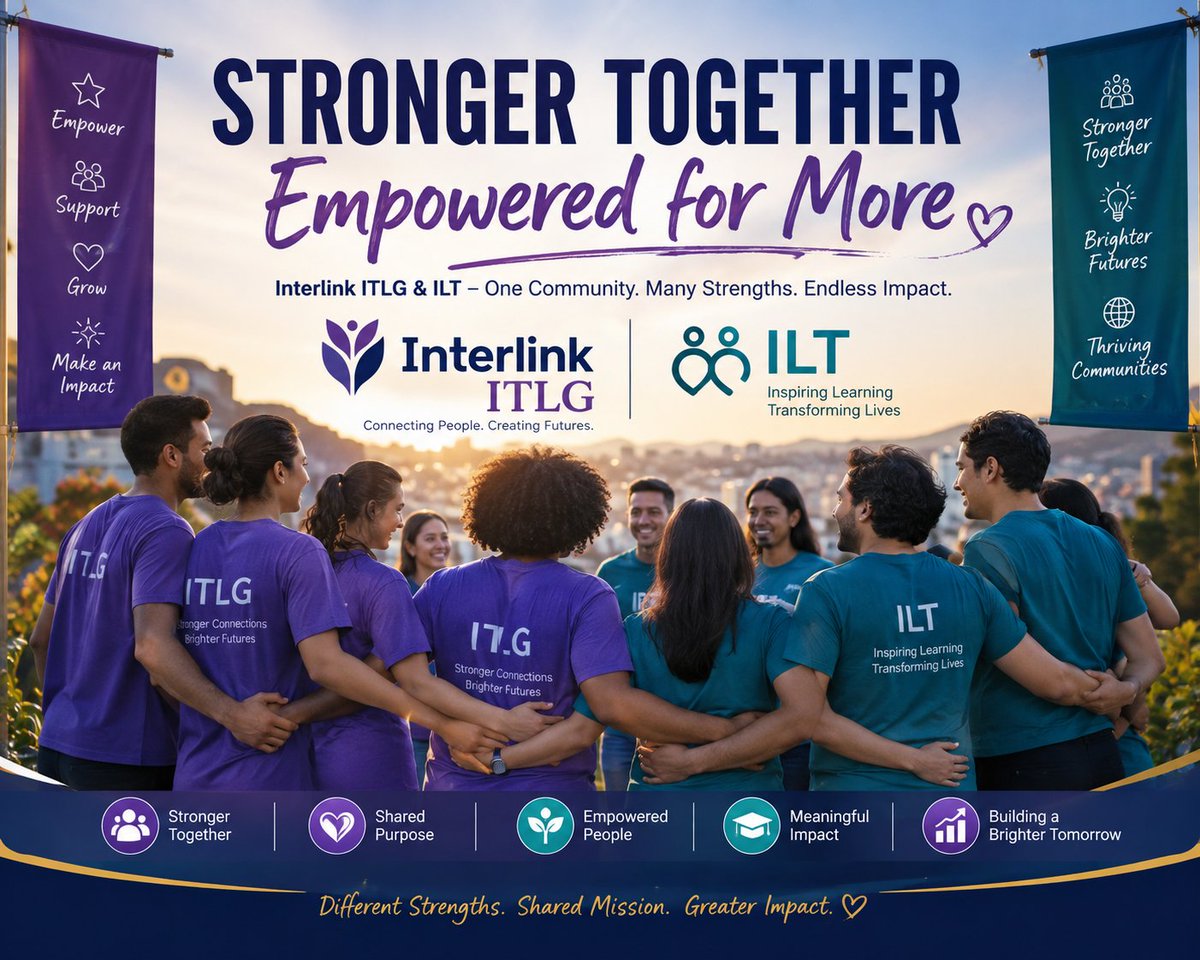 Danliti494510's tweet photo. Interlink ITLG & ILT are building a future where collaboration, learning, and innovation empower communities. Together, we create opportunities and make a lasting difference.
#InterlinkITLG #ILT #EmpoweredForMore #Community #Innovation #StrongerTogether #Leadership #Impact https://t.co/fQzXlWfInF