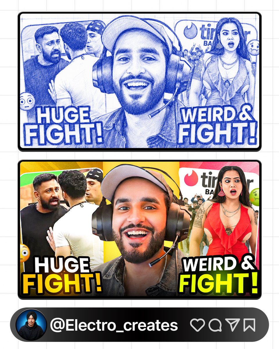 Electro_Editor's tweet photo. Youtube Thumbnail designs

Tutorial Out on YouTube Channel - Electro Creates

Portfolio:- https://t.co/OpjC6lUpSV

Share your thoughts in comment

#gamingthumbnail #thumbnail #youtubethumbnails #youtubethumbnail #creators https://t.co/gN6x4fi3EO