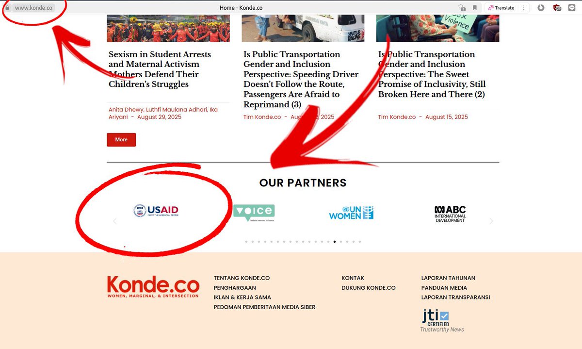 cigsaftermilk's tweet photo. ingat, media ini terafiliasi dengan organisasi penyumbang terbesar genosida israel ☺️ https://t.co/lfshMN6kT2