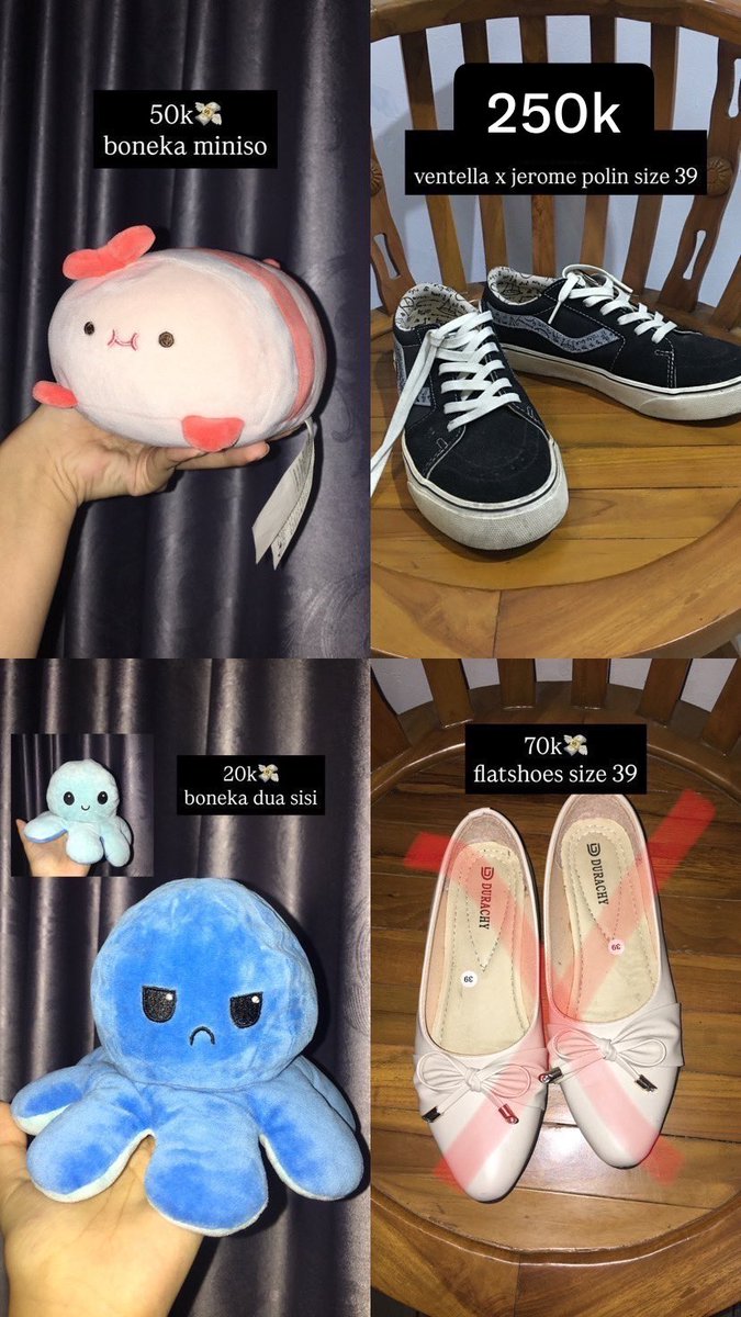otiotati's tweet photo. jual cepat alat kos, printilan, boneka, sepatu, baju, celana, flat shoes, parfum, dll.

cabut kos malem ini

masih ada organizer makeup, bumbu2, dan organizer kaos kaki yg belum kefoto https://t.co/a6Fw2C4Z8Y